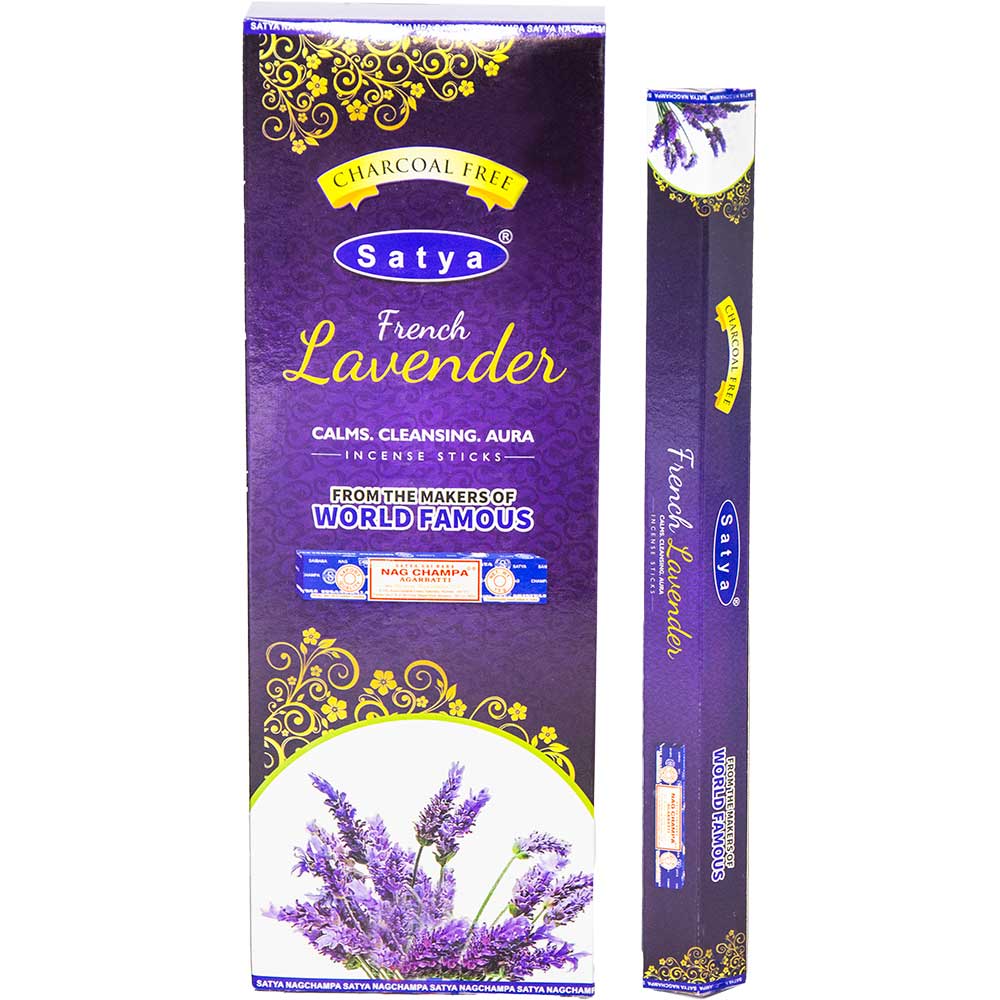 Incense - French Lavender SATYA hexagonal